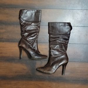 Aldo Brown Leather Boots